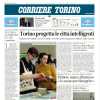La prima pagina del Corriere di Torino titola: "Juventus, Allegri mai così solo"