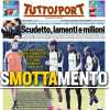 Crepe in casa Juventus, Tuttosport in apertura: "sMottamento"