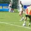 Appena tornato all'Hellas Verona, Valentini è già in campo a Folgaria. Le foto