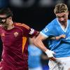 Malen in apertura, Spinazzola in chiusura: il primo tempo di Napoli-Roma finisce...