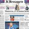 Il Messaggero in prima pagina: "Il caso Mbappé, intrigo a Stoccolma"