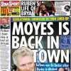 Le aperture inglesi - Grande ritorno sulla panchina dell'Everton: "Moyes is back in town"