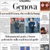 La Repubblica Genova in apertura: "La resa del Genoa, che crollo la Samp"