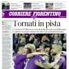 Il Corriere Fiorentino titola sui viola dopo la vittoria sul Milan: "Tornati in pista"
