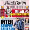 L'apertura de La Gazzetta dello Sport con il successo dell'Inter: "Sempre Lautaro"