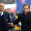 Pioli contro la sua bestia nera: Allegri ha perso con Pioli solo 2 volte in 23 partite...