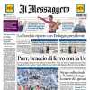L'apertura de Il Messaggero sui biancocelesti: "Festa sofferta, la Lazio torna seconda"