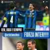 Zanetti posta una foto con Chivu e incoraggia il rumeno: "Ieri, oggi e sempre. Forza...