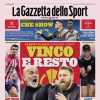 La prima pagina de La Gazzetta dello Sport su Pioli e De Rossi: "Vinco e resto"