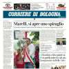 Il Corriere di Bologna in prima pagina: "Saelemaekers, la voglia di riscatto"