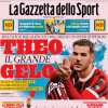 La Gazzetta dello Sport in apertura: "Theo Hernandez-Milan: il grande gelo"