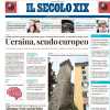 L'apertura de Il Secolo XIX: "Corrente continua: mai un blackout prolungato per il Genoa"