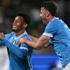 Pasticcio bolognese, Neres legge l'azione e colpisce: Napoli-Bologna 2-0 al 57'