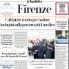 La Repubblica (ed. Firenze) titola: "Viola, un punto e poco più: Europa un miraggio"
