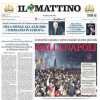 Il Mattino titola così sul Napoli: "DeLa spinge gli azzurri: torniamo in Europa"