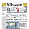 Il Messaggero in prima pagina sulla Roma: "Amaro giallorosso, rimonta Bilbao"