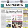 La Stampa apre: "Il Torino si risveglia tardi. Impresa sfiorata a Empoli"