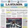 2-0 sul Milan, La Stampa titola in prima pagina: "Finalmente la Juve"