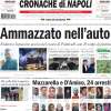Cronache di Napoli: "Napoli, Scudetto e semifinali Champions". Mercato, piace Frattesi