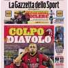 L'apertura de La Gazzetta dello Sport sulla vittoria del Milan: "Colpo da Diavolo"