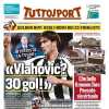 Tuttosport apre con un'intervista a Tudor in ottica Juventus: "Vlahovic? 30 gol!"