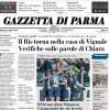 La Gazzetta di Parma in prima pagina: "Il Parma sfiora l'impresa. Un pareggio che sta stretto"