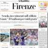 La Repubblica (Firenze) in prima pagina:  "Fiorentina, Pradé: 'Così è nata la nuova squadra"