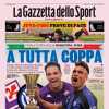 La prima pagina de La Gazzetta dello Sport su Fiorentina-Inter: "A tutta coppa"