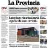 La Provincia in prima pagina sul Como: "Sfida salvezza, al Sinigaglia c'è il Lecce"