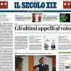 La prima pagina de Il Secolo XIX: "Lavori al Ferraris. Genoa e Samp aprono a un socio"