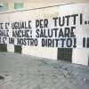 Lazio: lo striscione degli Irriducibili per Fabrizio