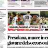 La Fiorentina supera la Dea, l'apertura de L'Eco di Bergamo: "Atalanta, harakiri a Firenze"