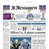 Il Messaggero: "Roma marcia da Champions, la Lazio si butta via e protesta"