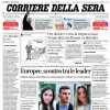 L'apertura del Corriere della Sera: "Ancelotti colleziona capolavori"