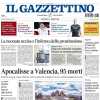 Il Gazzettino in prima pagina: "Derby del Nordest: Udinese in dieci ribaltata dal Venezia"