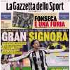 L'apertura de La Gazzetta dello Sport sulla Champions: "Gran Signora. Fonseca una furia"