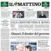 Il Mattino titola così sul posticipo tra Roma e Napoli: "La sfida dei baronetti"