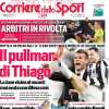 Corriere dello Sport in apertura sulla difesa da record della Juve: "Il pullman di Thiago"