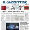 Il Gazzettino titola: "Napoli e Milan, un mese di sfide, tra Champions e campionato"