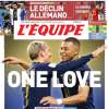 L'apertura de L'Equipe sull'asse Griezmann-Mbappé: "One love"