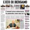 L'Eco di Bergamo: "Arriva la Fiorentina, gran finale e terzo posto per allungare la festa"