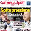 Il Napoli vuole andare a +6 sull'Inter, l'apertura del Corriere dello Sport: "Sotto pressione"