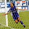 2 maggio 1996, l'andata della finale di Coppa Italia. Batistuta punisce l'Atalanta