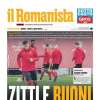 Roma al lavoro per archiviare il derby. Il Romanista in prima pagina: "Zitti e buoni"