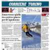 Corriere Torino in taglio alto di prima pagina: "Torino e Juve, l'ultima del 2024"