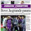 Malore per Bove durante Fiorentina-Inter, il Corriere Fiorentino: "La grande paura"