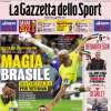 L’apertura odierna de La Gazzetta dello Sport sulla sfida Mondiale di ieri sera: “Magia Brasile”