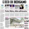 L'Eco di Bergamo in apertura sull'Atalanta: "Sette giocatori sognano una maglia in Qatar"