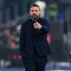 Giro di campo e saluto sotto la Curva Sud per De Rossi al termine di Roma-Genoa