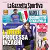 L'apertura de La Gazzetta dello Sport: "L'Inter processa Inzaghi". Quattro i capi d'accusa